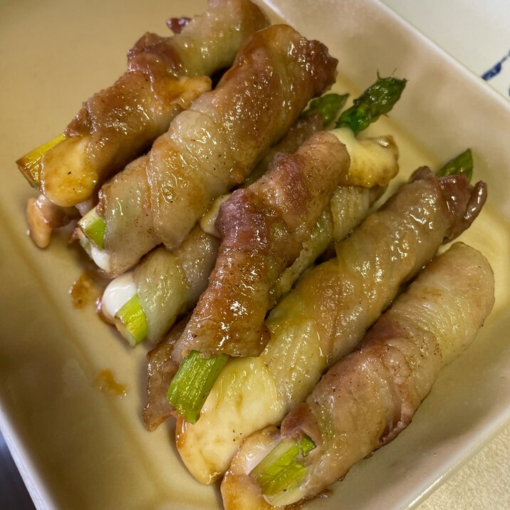 さけるチーズ活用 照りたれのアスパラチーズ巻き レシピ 作り方 By Ask0303 楽天レシピ